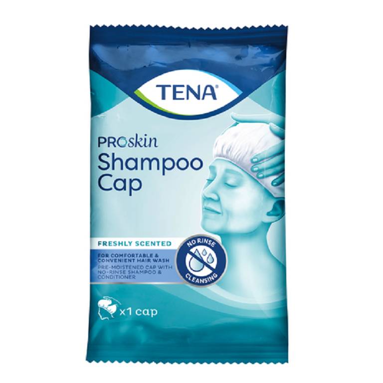 TENA SHAMPOO CAP CUFFIA UMIDIF